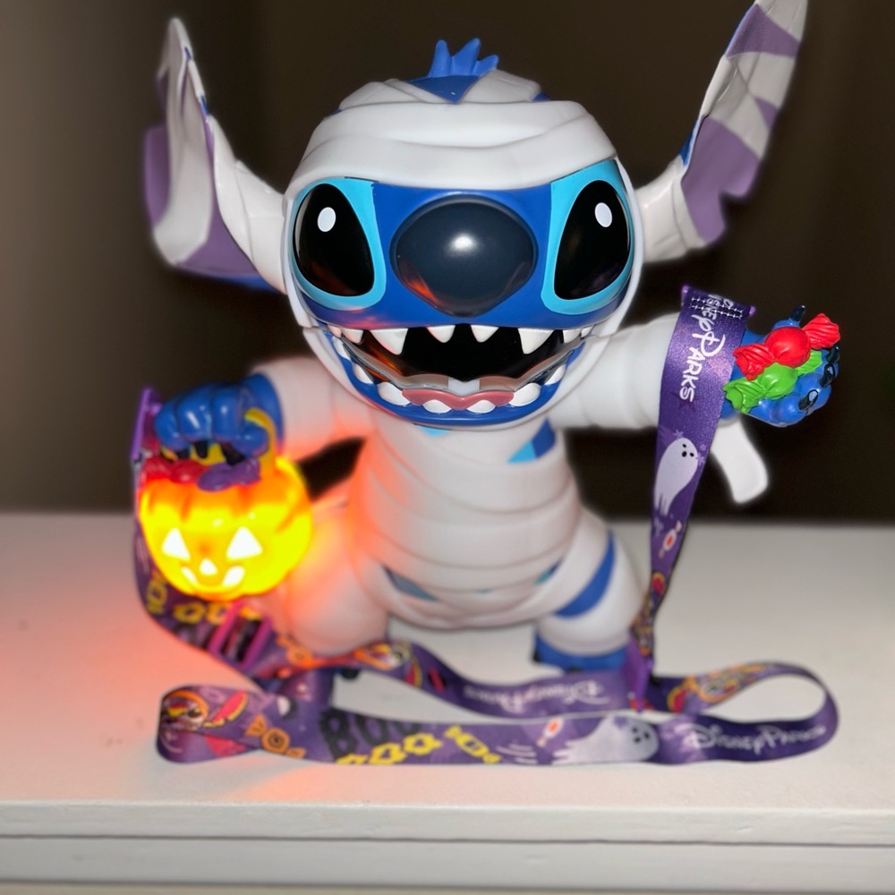 Stitch Halloween Glow in the Dark Light-Up Popcorn Bucket - Picture 2 of 11